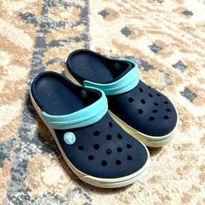 Navy Crocs